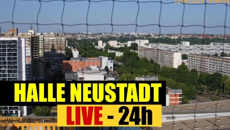Live View of Halle-Neustadt, Germany